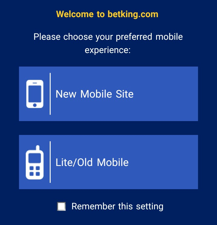 BetKing Mobile: Old and Lite, Download New Bet King App